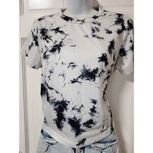 Shein acid wash crop top